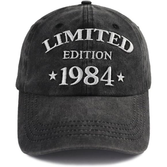 Men's Vintage 1984 Limited Edition Hat Embroidered Adjustable Cotton Cap